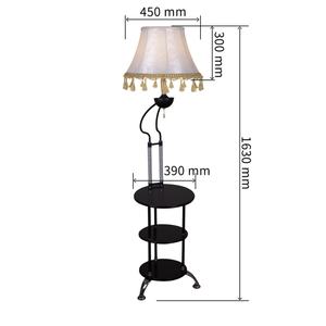 01757-0.6-01 BK  светильник напольный
