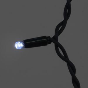 A-518 W гирлянда светодиодная "Бахрома", 5х0,9м, 240LED, провод черный, морозостойкий