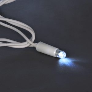 A-047B WT гирлянда светодиодная, провод белый, 30м, 300LED, влагозащищенная, IP65