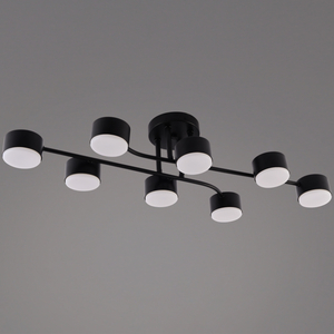 03722-0.3-08 BK GX53 светильник потолочный