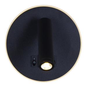 86203-9.2-001KT LED12W+USB BK светильник настенный