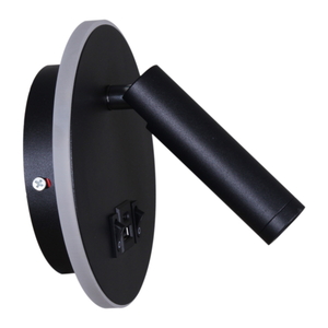 86203-9.2-001KT LED12W+USB BK светильник настенный