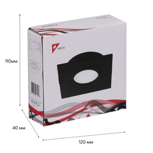 16061-9.0-001LD MR16 BK светильник точ.