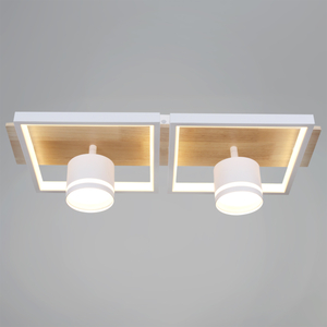 19560-0.3-2+2 WH+WOOD светильник потолочный