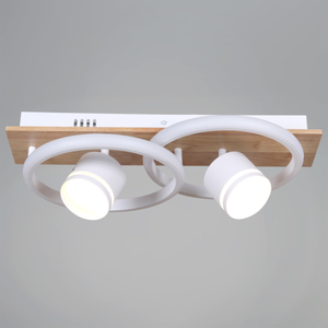 29560-0.3-2+2 WH+WOOD светильник потолочный
