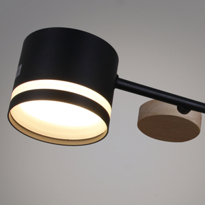 68730-0.3-10 GX53 BK+WOOD светильник потолочный