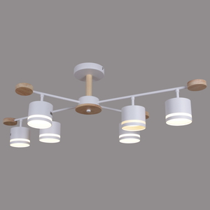 78730-0.3-06 GX53 WH+WOOD светильник потолочный