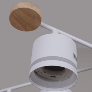 78730-0.3-06 GX53 WH+WOOD светильник потолочный