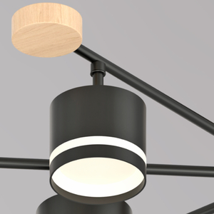 78730-0.3-08 GX53 BK+WOOD светильник потолочный