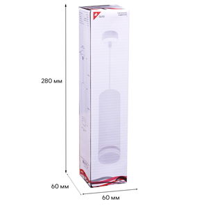 16001-0.9-001LD "L" 200mm GU10 WT светильник точ.