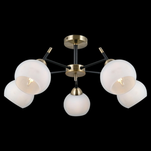 IL0375-5CBSQ-79 BK WT светильник потолочный