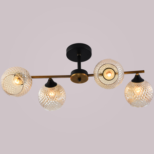 11341-0.3-04 "L" GOLD BRONZE+BK светильник потолочный