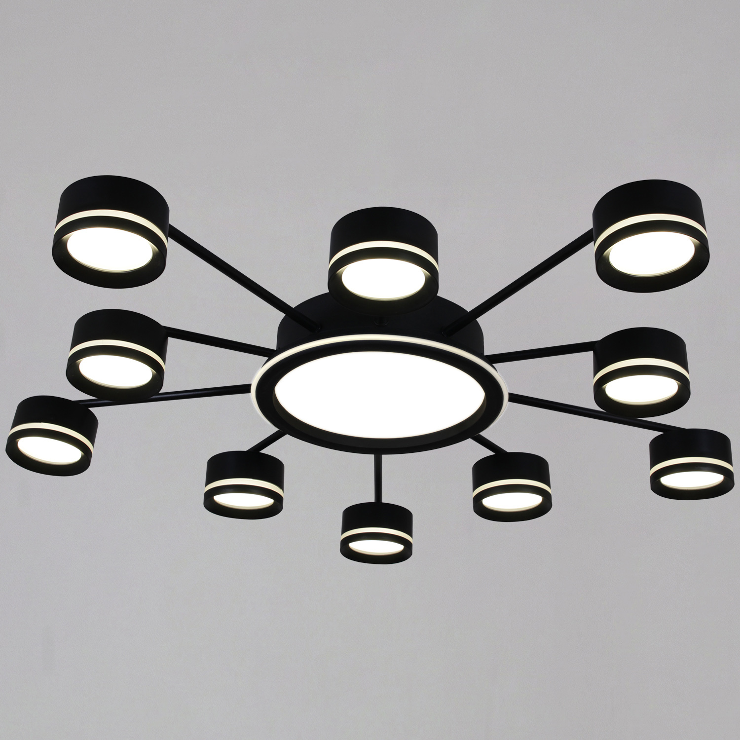 20590-0.3-5+5+1 Black светильник потолочный