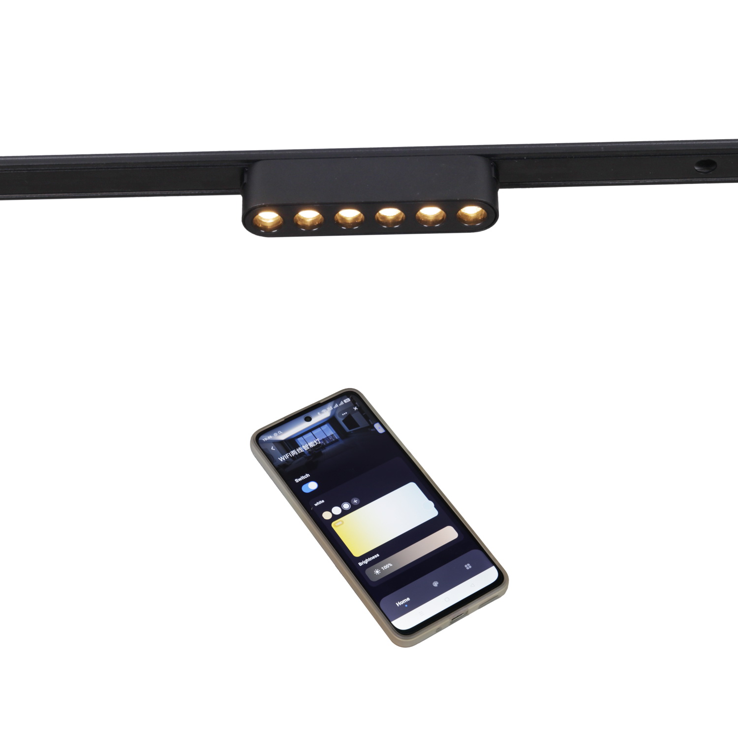 13002-9.3-001UR magnetic LED6W BK CCT+SMART