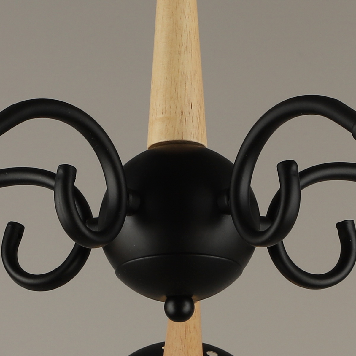 04886-0.3-05 BK+WOOD светильник потолочный