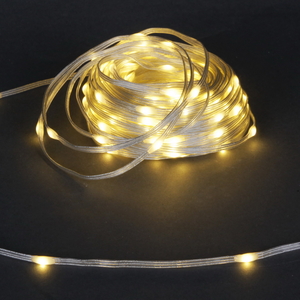 A-508 WW гирлянда светодиодная, 20м, 200LED "Капля", 220V, прозрачный шлейф, с контроллером