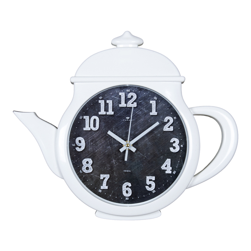 3530-001W Часы настенные чайник  "Рубин" (10) - фото