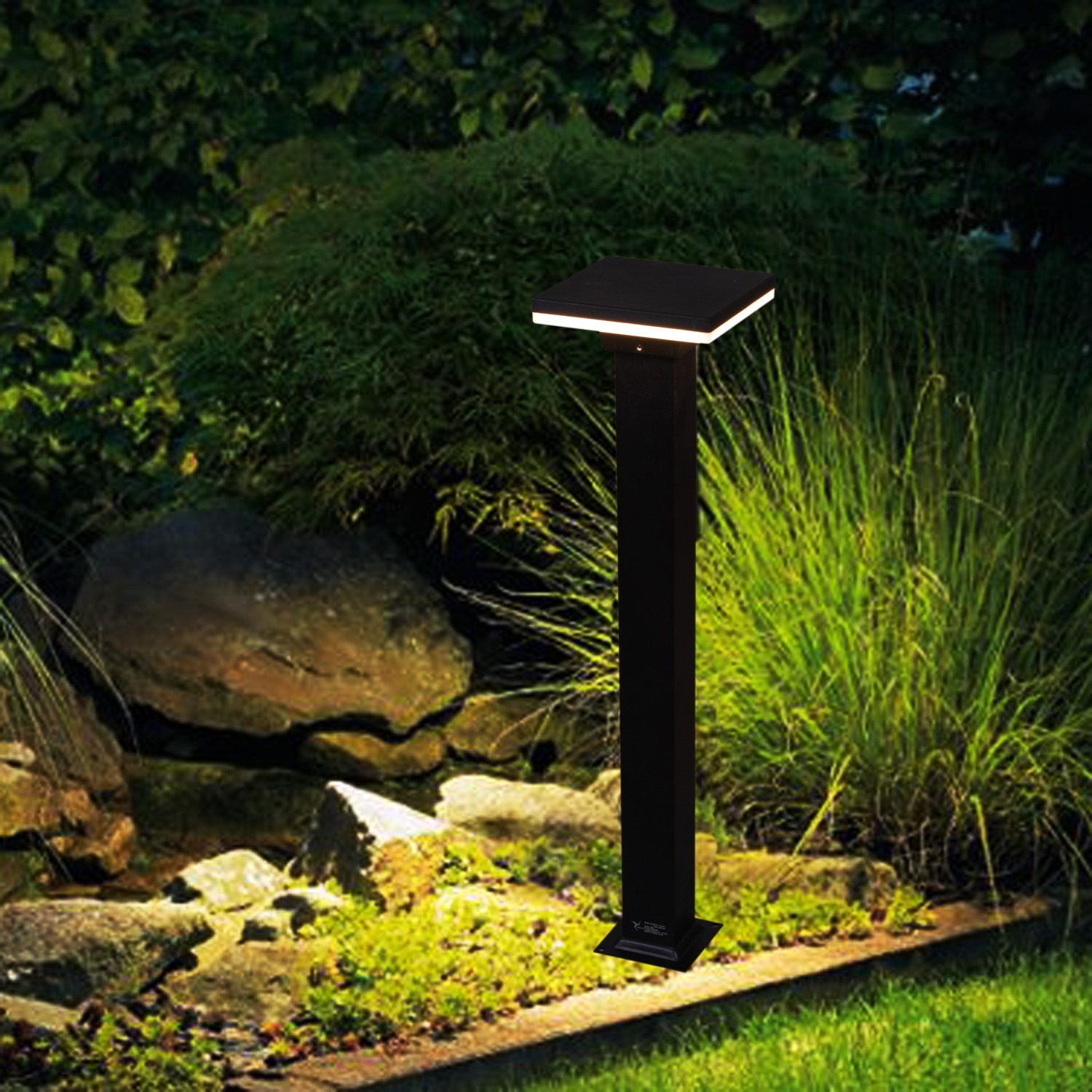 09975-0.7-001KT 0,6M LED12W BK фонарь