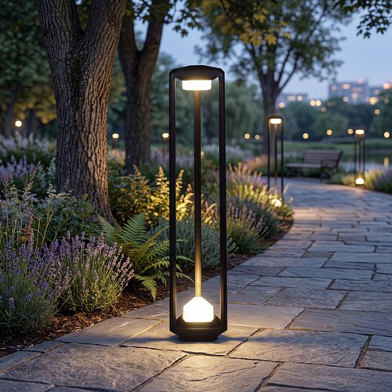 09987-0.7-001JH 0.8M LED2X6W BK RLOS фонарь