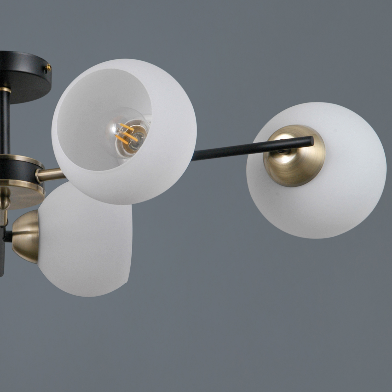 IL0469-6CSQ-24 BK AB LIBRA светильник потолочный