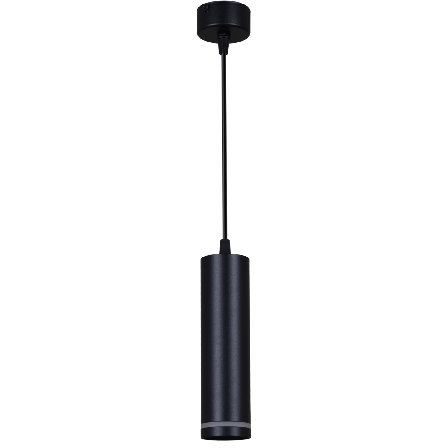 16001-0.9-001LD "L" 200mm GU10 BK светильник точ.