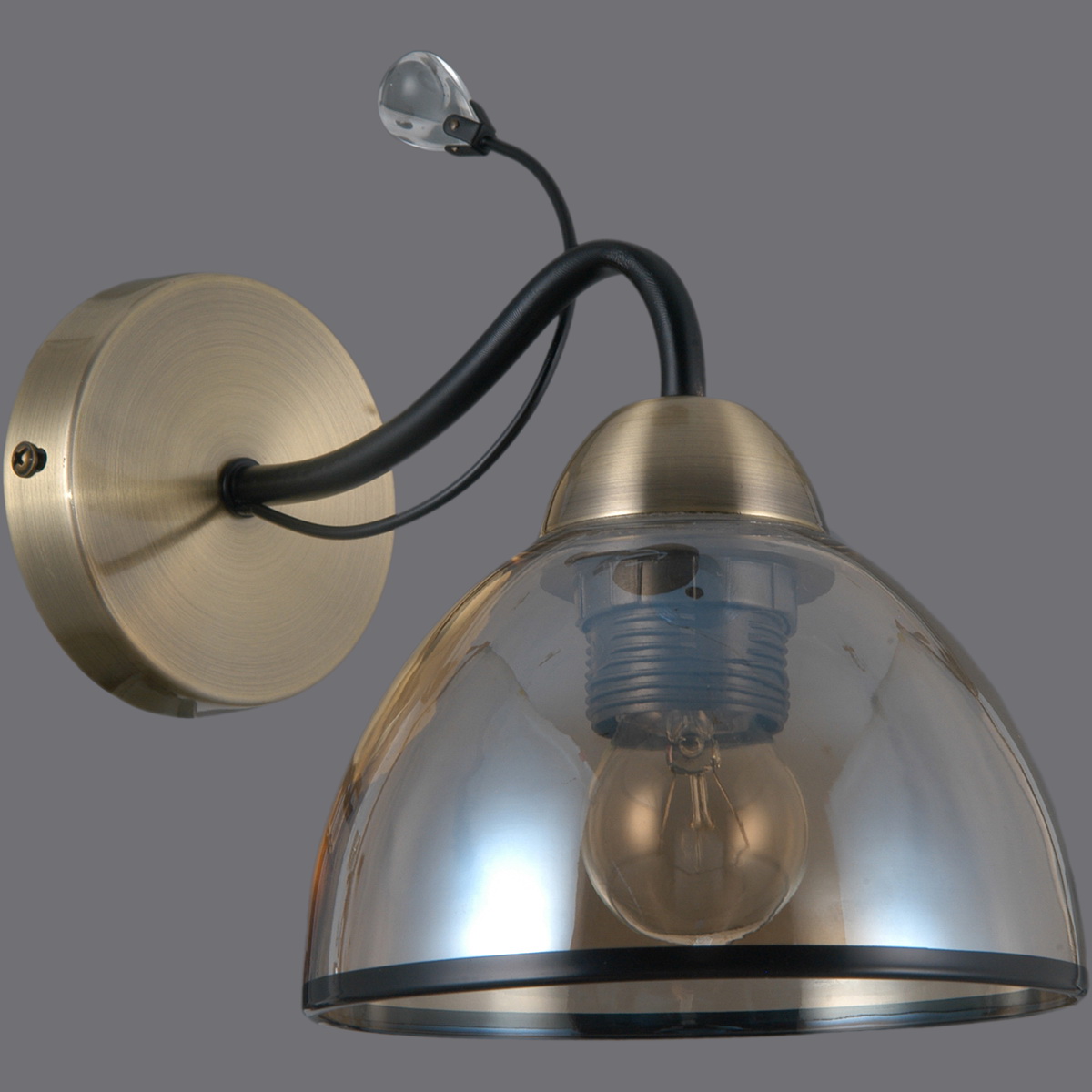 IL0251-1WSQ-79 BK AB светильник настенный