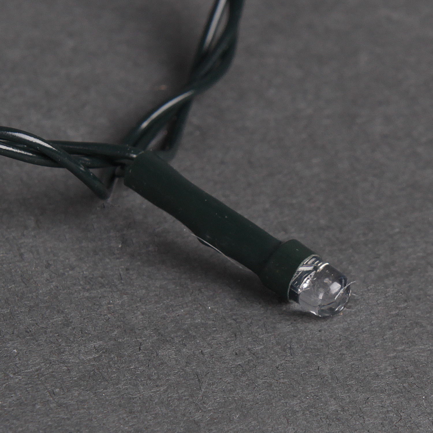 A-019A LED RGB гирлянда светодиодная 5м, зеленый провод