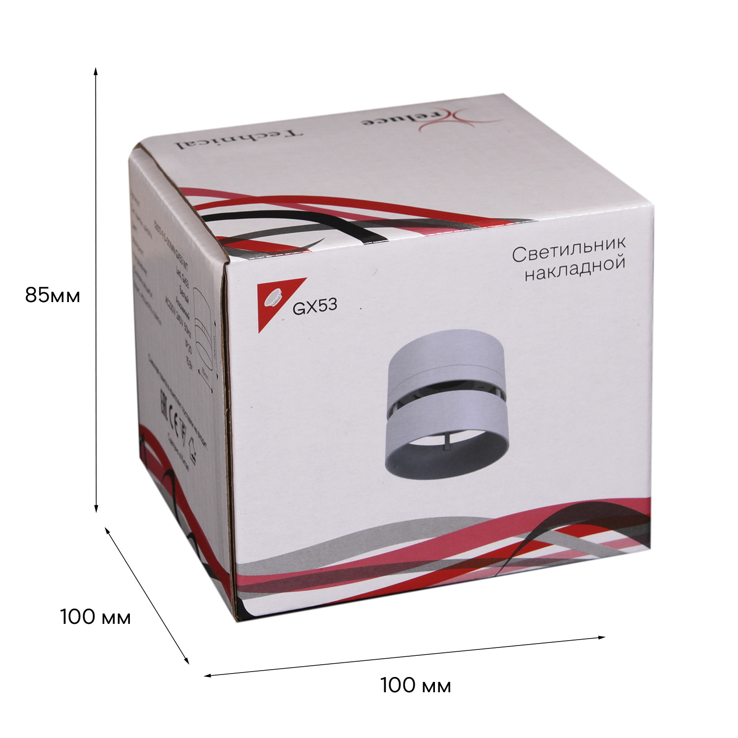 53017-9.5-001MN GX53 WT светильник точ.