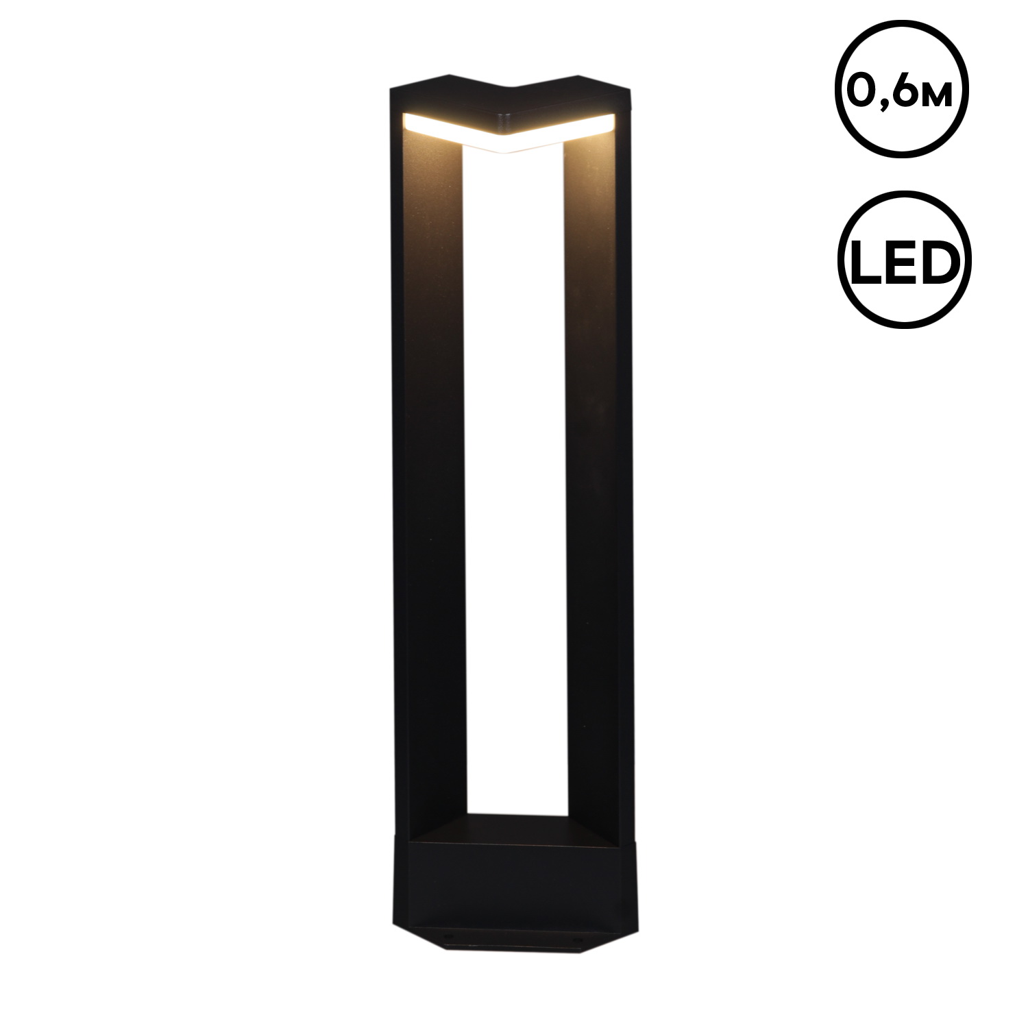 09980-0.7-001JH 0.6M LED12W BK RLOS фонарь