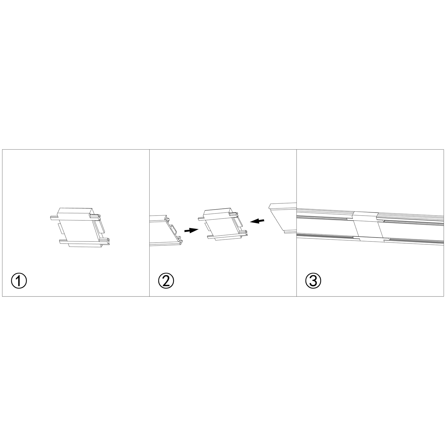 RL 06101 straight connector BK