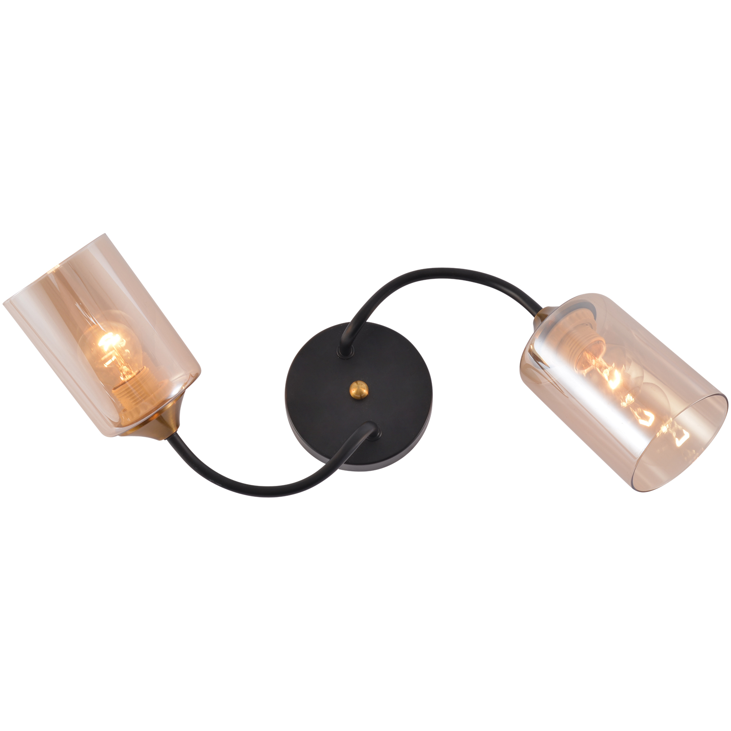 01608-0.3-02 BK+BRASS светильник потолочный