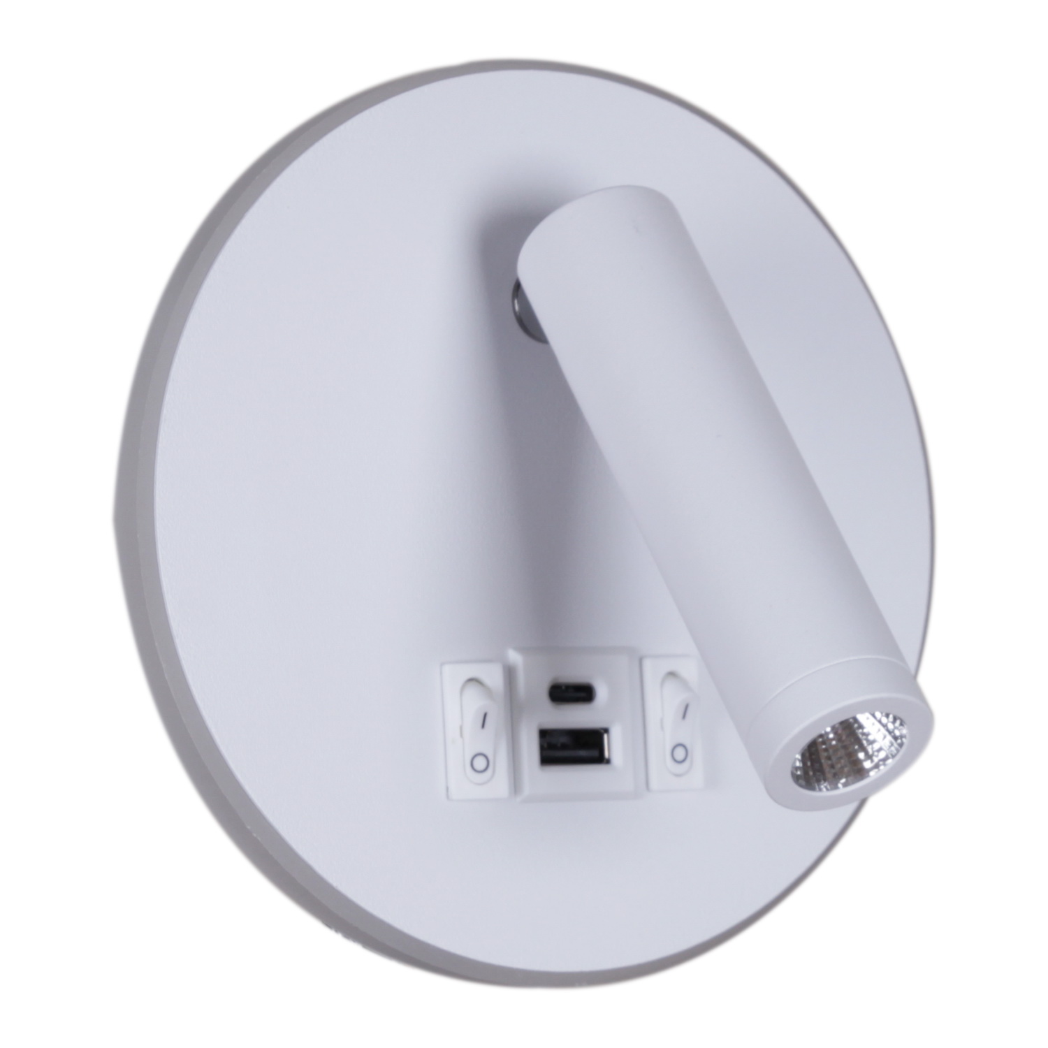 86203-9.2-001KT "L" LED12W+USB WT светильник настенный