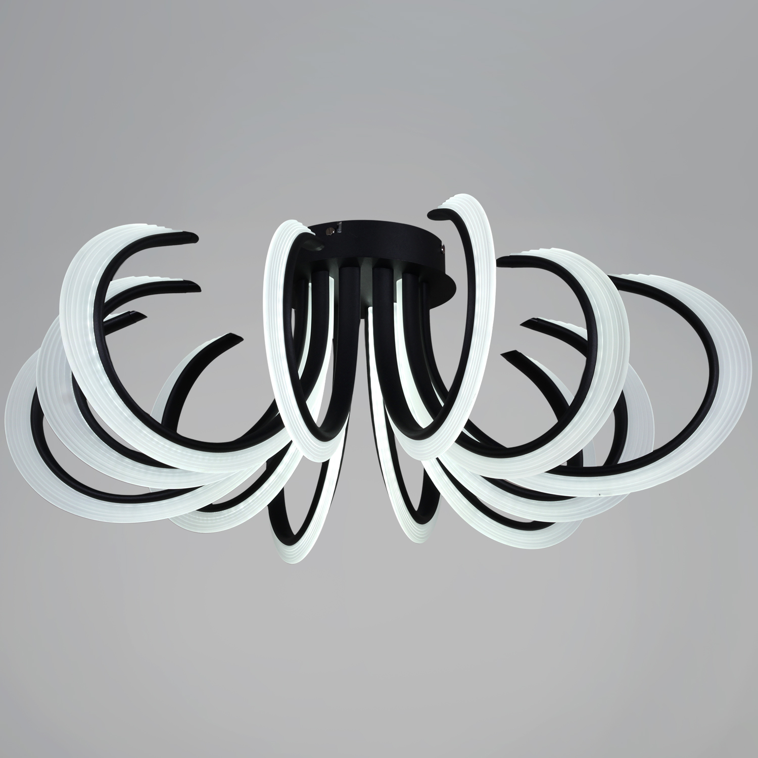 74390-0.3-6+6 black светильник потолочный