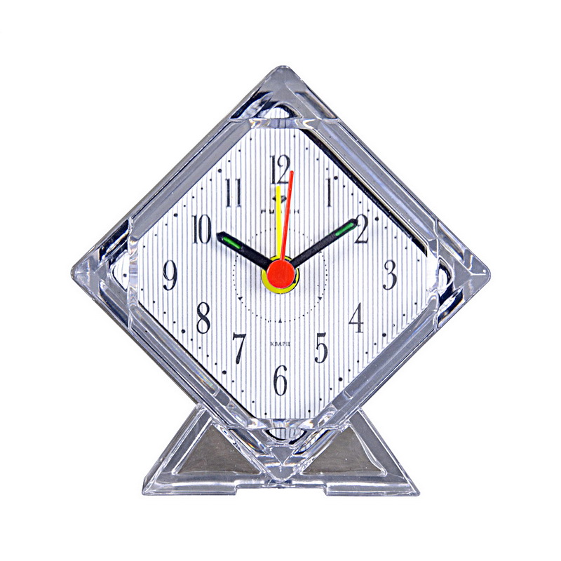 В2-002 Настольные часы-будильник с кварцевым механизмом "Рубин"(40) - фото