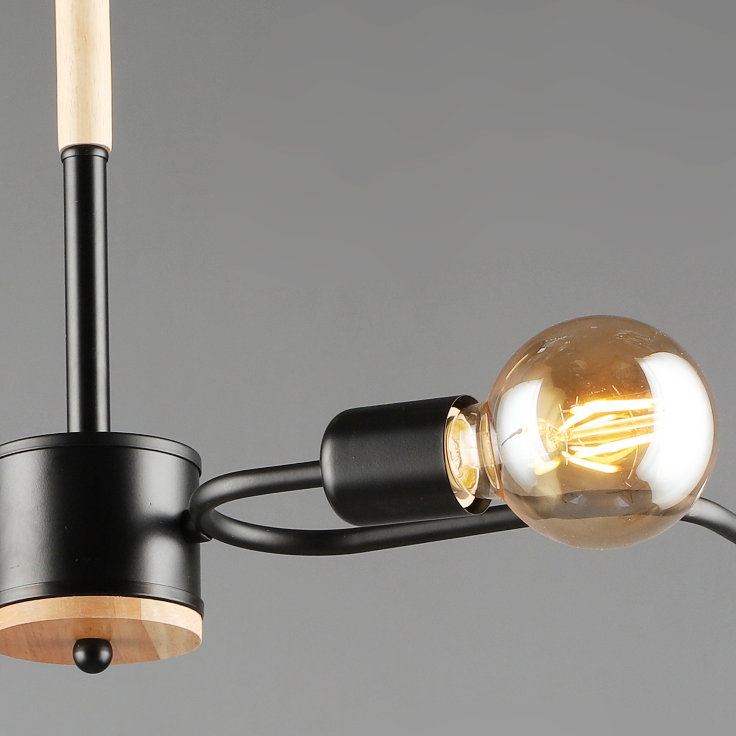 10070-0.3-04 BK+WOOD светильник потолочный