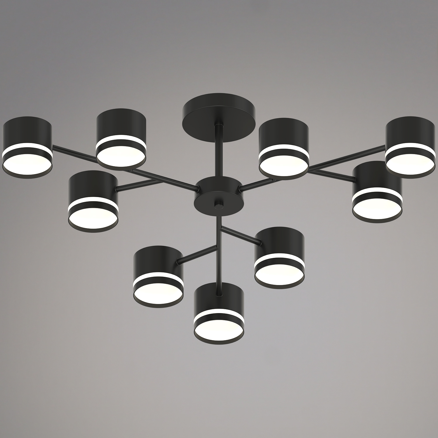 97730-0.3-09 GX53 BK светильник потолочный