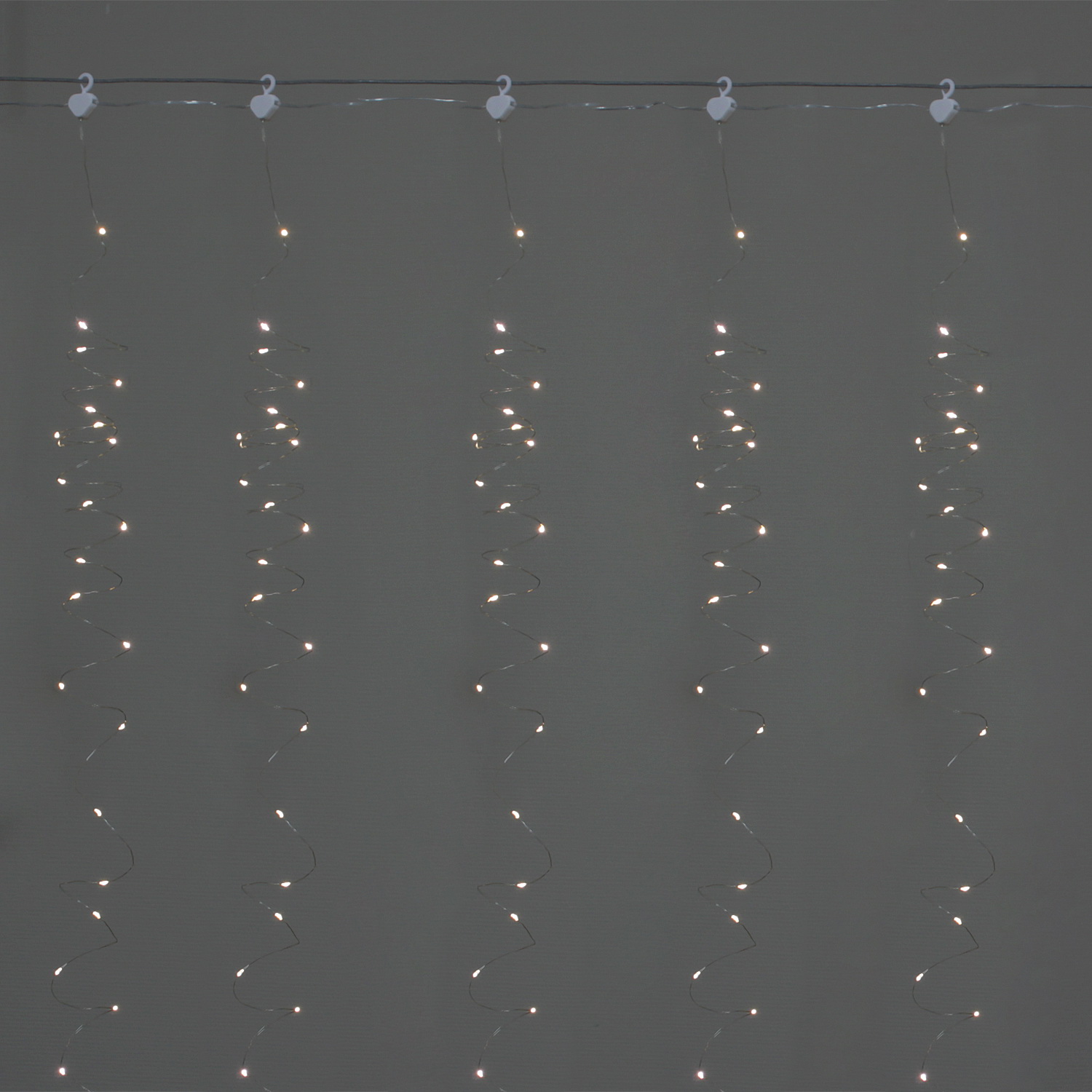 A-973 WW cветовой занавес "Роса", 3х2м, провод серебристый, 200LED, USB-контроллер, ПДУ