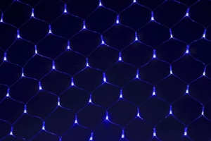 A-011 LED BL светодиодная сетка 1.5x3м 480LED прозрачный провод с контроллером