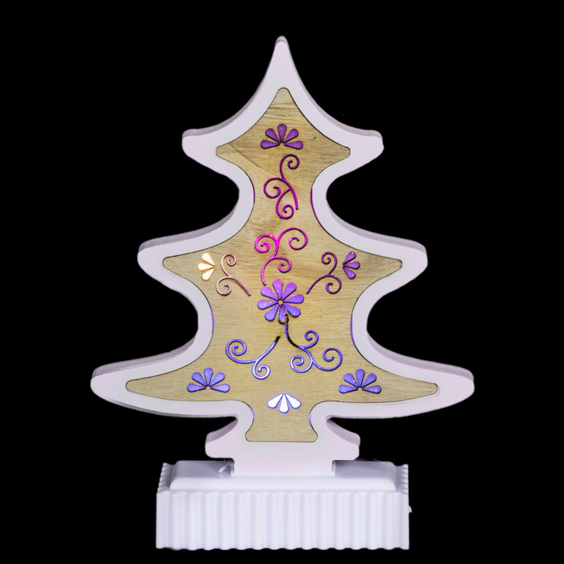 002-F RD/BL, RD/GN декор.светодиод.свет-к H-21см L-16,5см, от батареек АА 2шт. (не в компл.) или USB