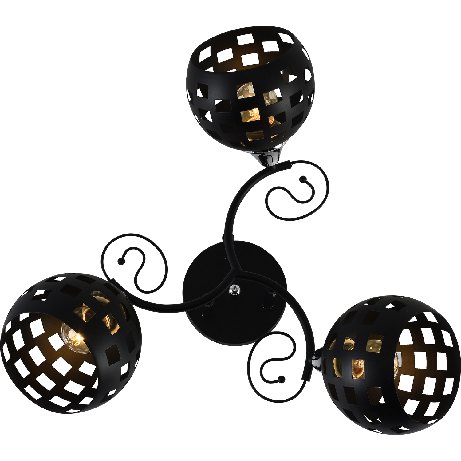 01381-0.3-03 BK+CR светильник потолочный