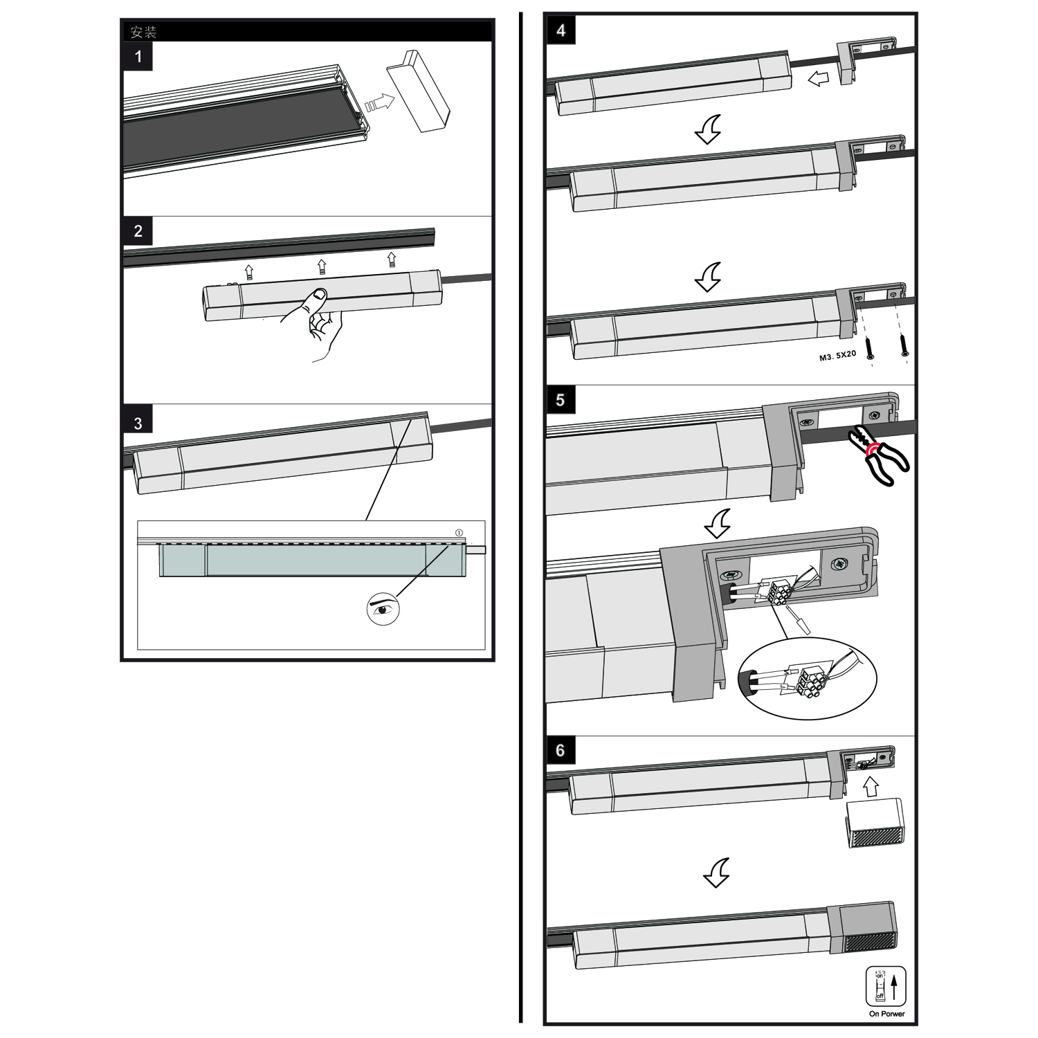 POWER SUPPLY ON RAIL 48V 100W RLPS