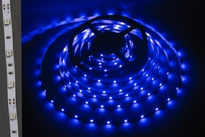 5050B-30L- NK WT PCB (белое основание) светодиодная лента 30LED/м, цвет синий