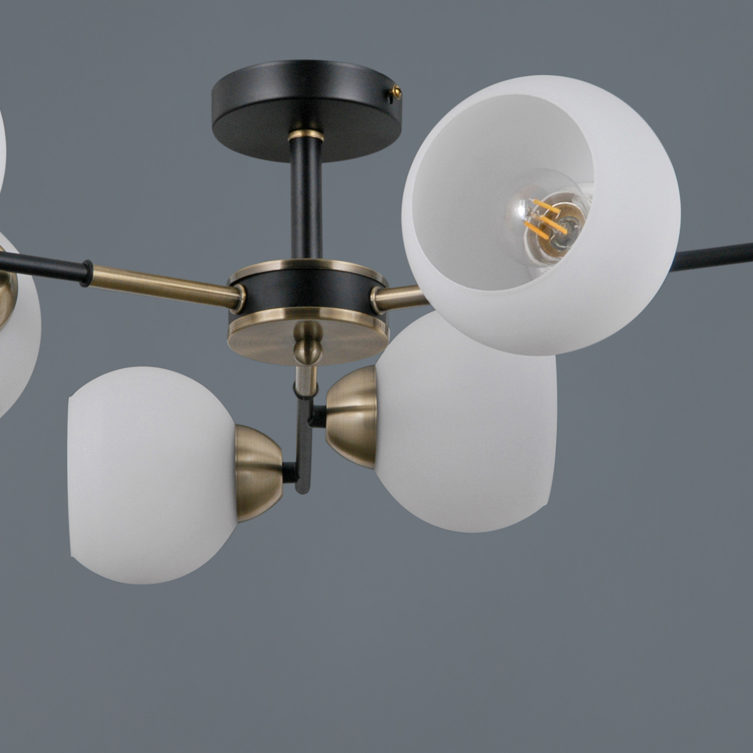 IL0469-6CSQ-24 BK AB LIBRA светильник потолочный