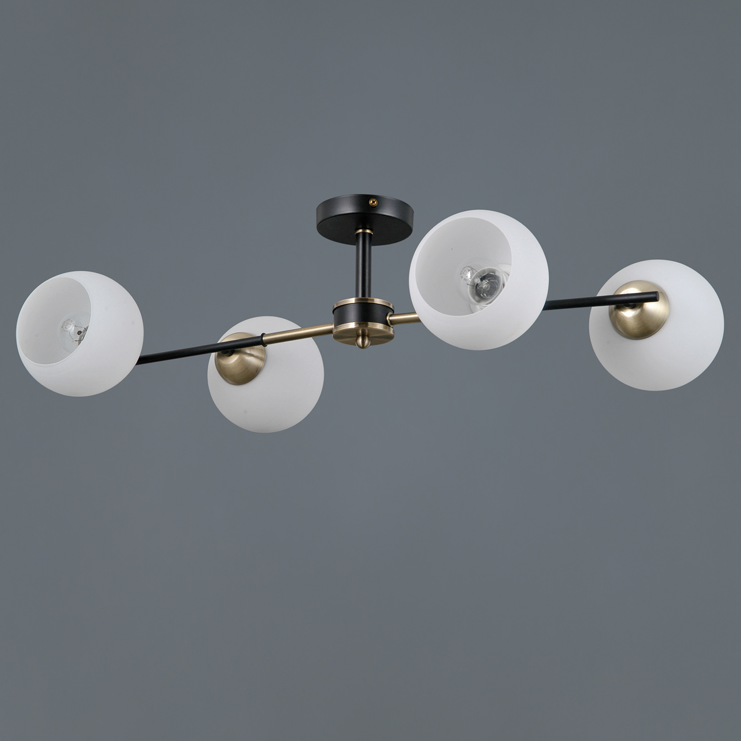 IL0469-4CSQ-24 BK AB LIBRA светильник потолочный