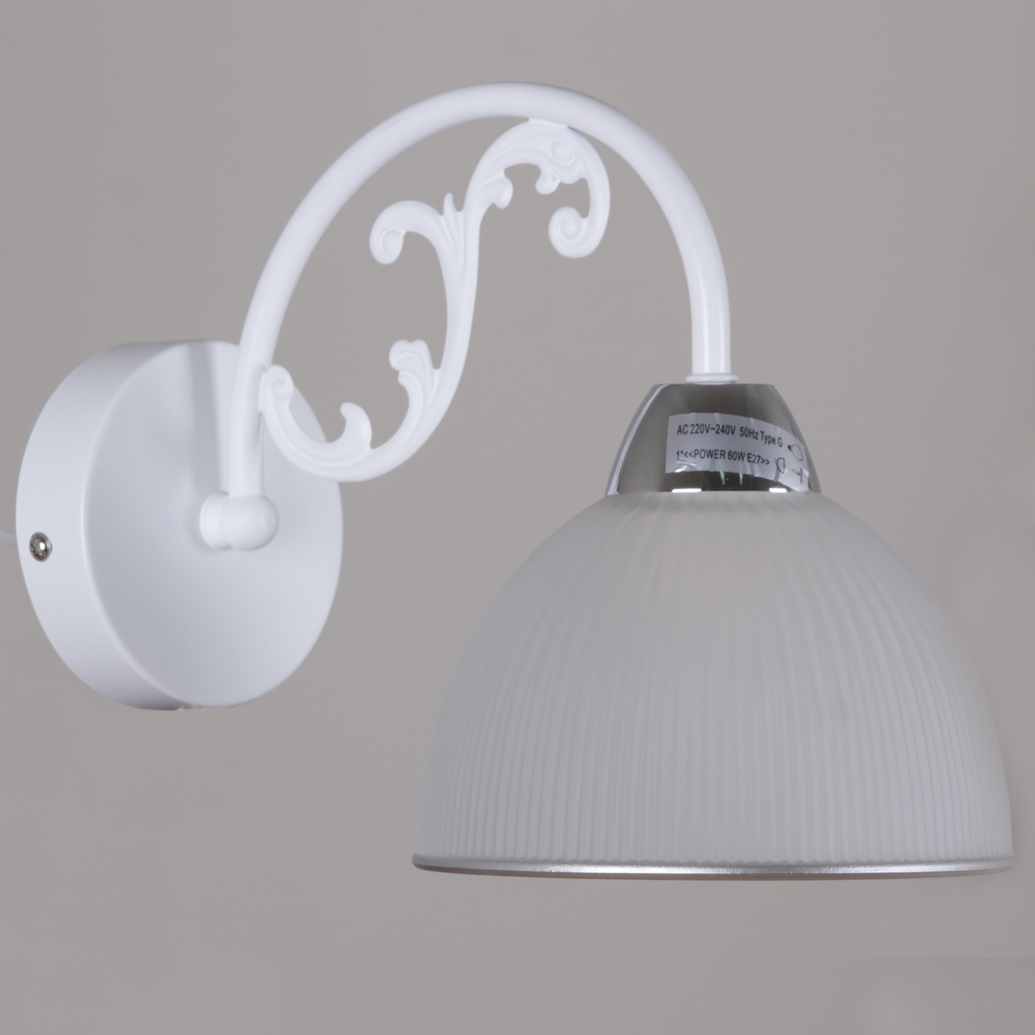 62410-0.2-01 WH+CR светильник настенный