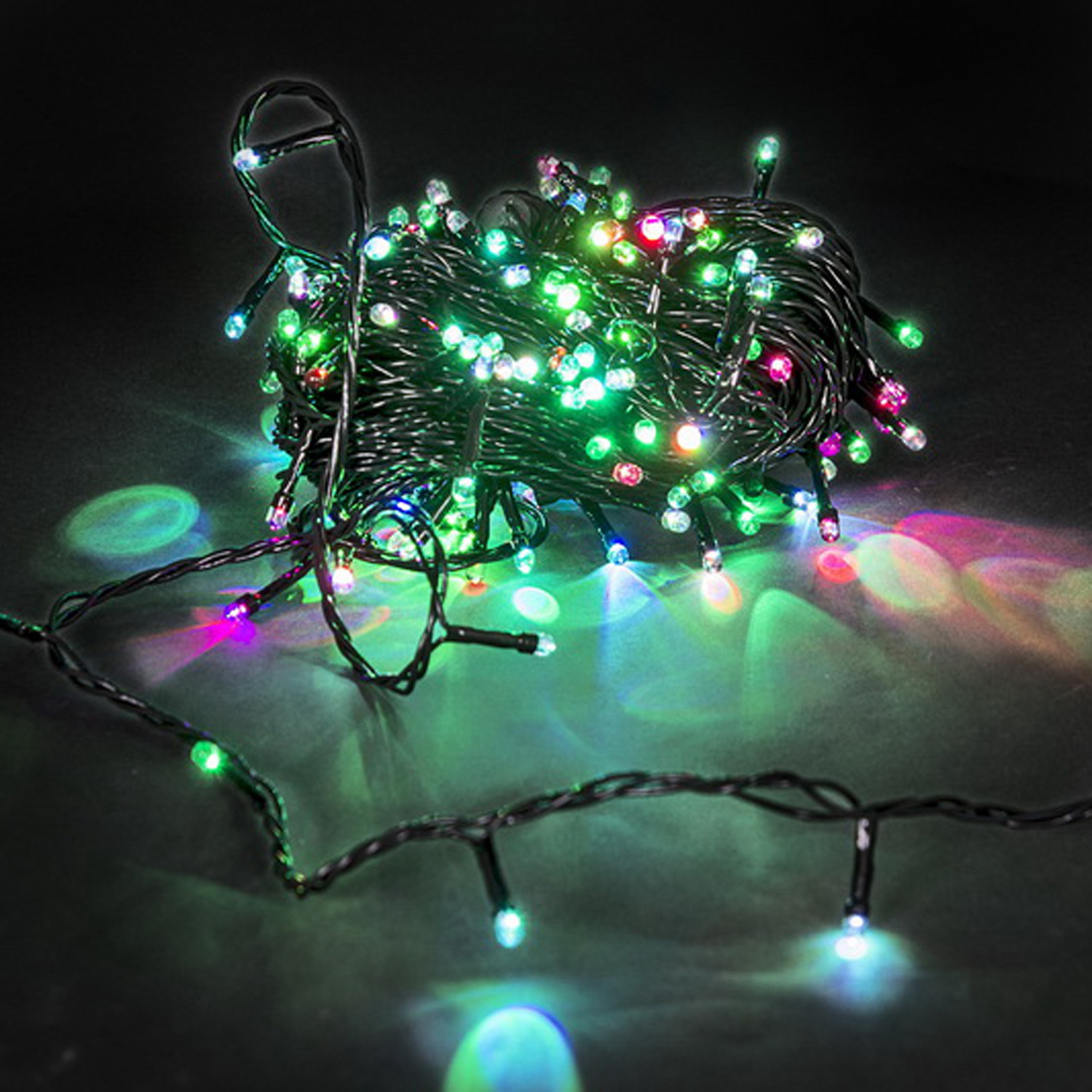 A-244 RGB гирлянда светодиодная 18м 200LED влагозащищенная