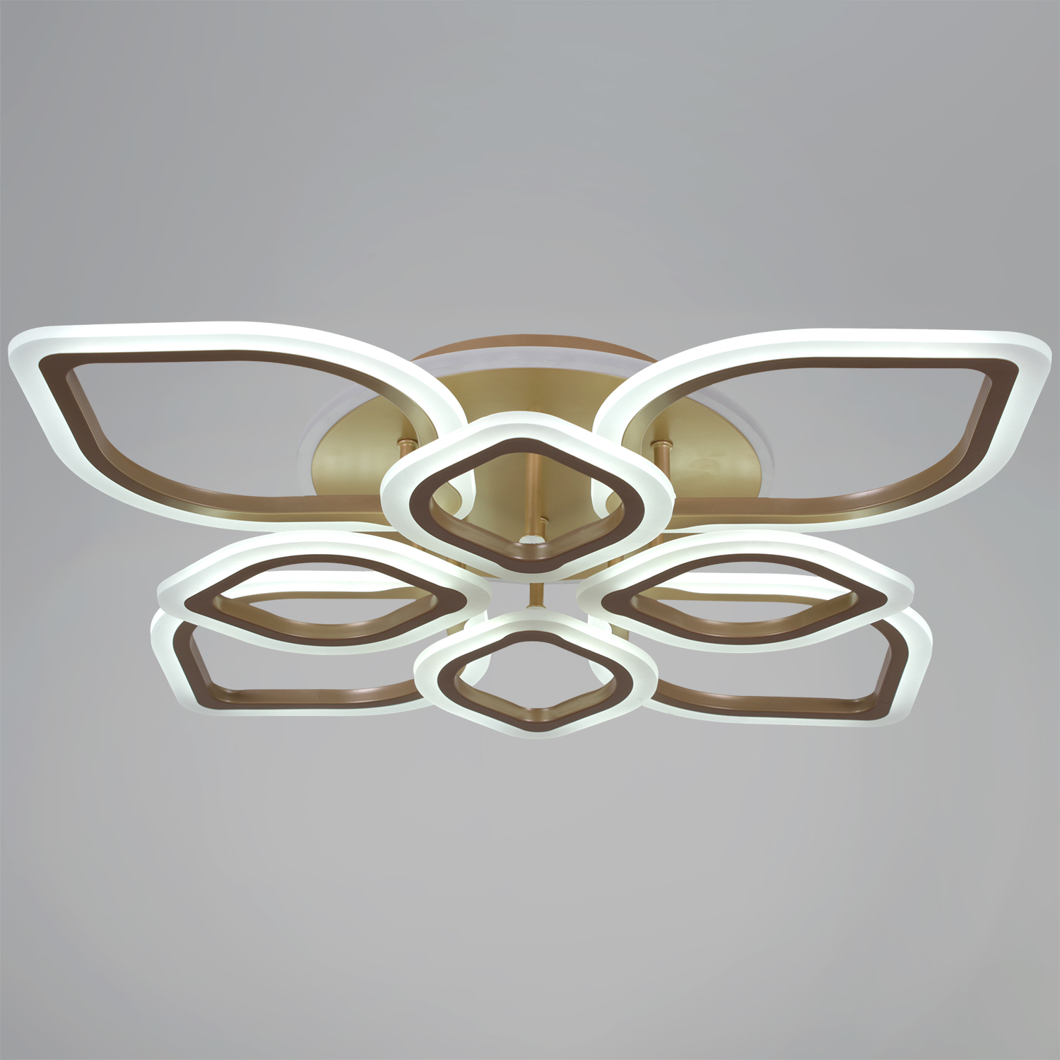 CLL 08388-0.3-4+4A MATT GOLD (RGB) светильник потолочный