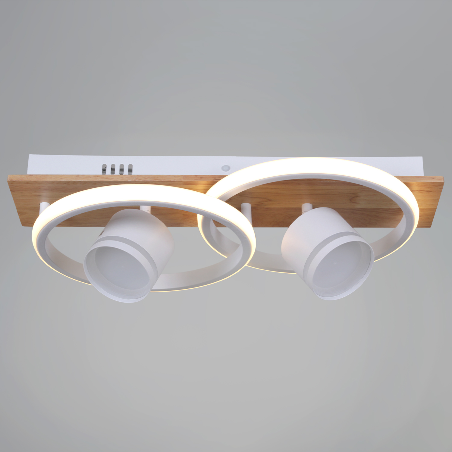 29560-0.3-2+2 WH+WOOD светильник потолочный