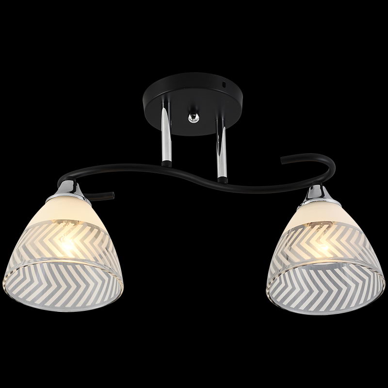 11391-0.3-02B BK+CR светильник потолочный