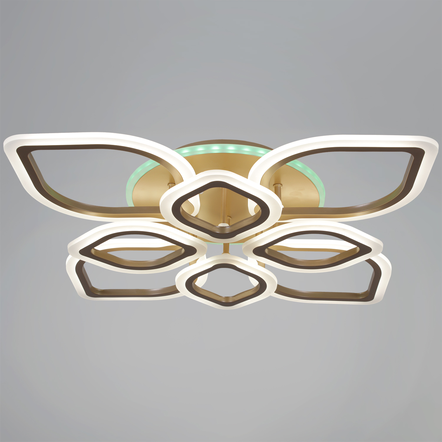 CLL 08388-0.3-4+4A MATT GOLD (RGB) светильник потолочный